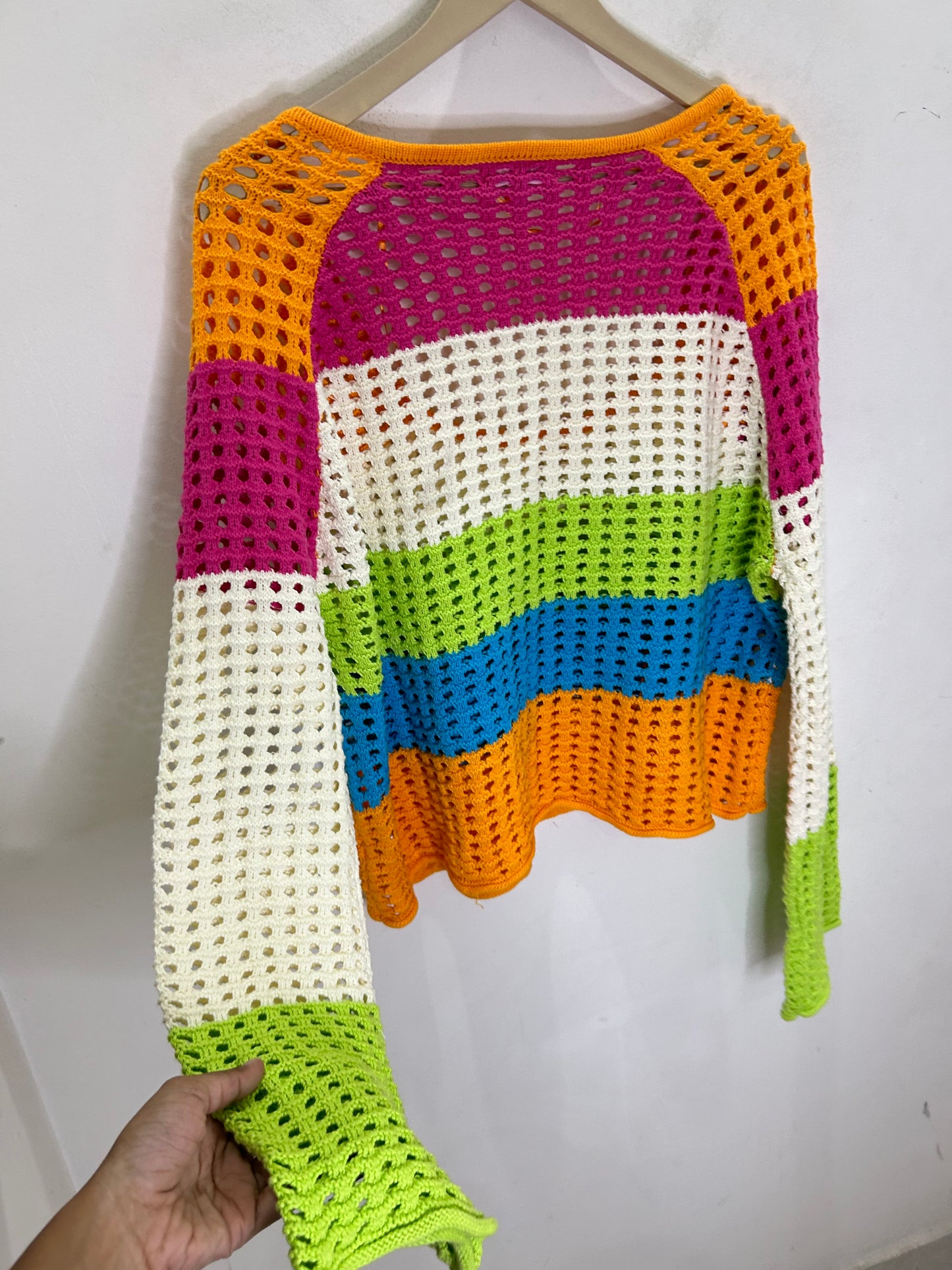 Multicolor Crochet Top