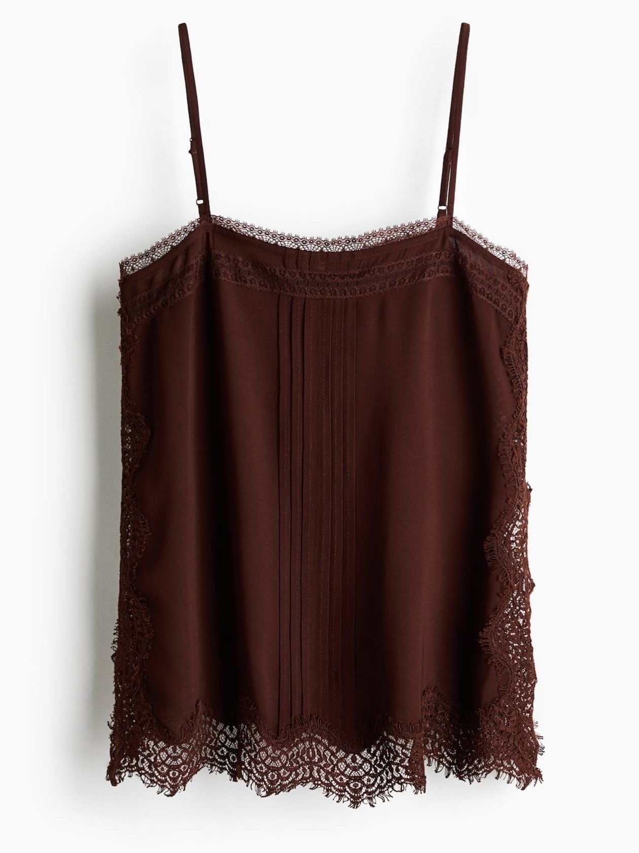Brown Cami Lace Top