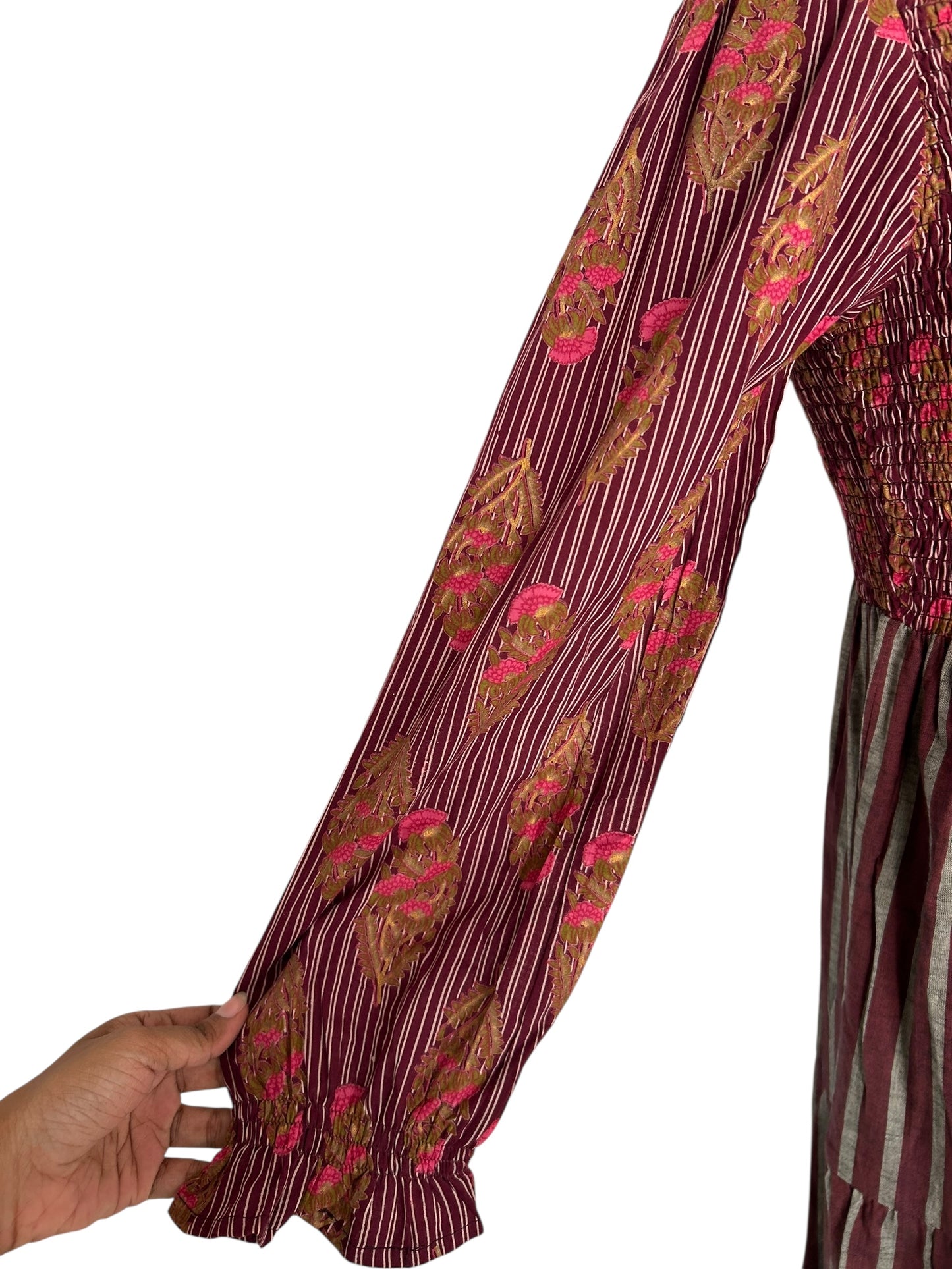 Floral Striped Dress