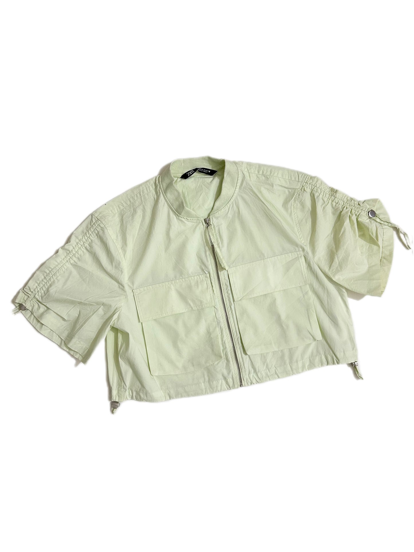 L. Green Jacket Top