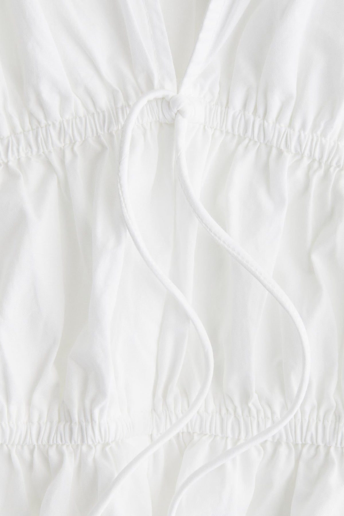Whit Cotton Knot Top
