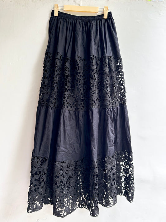 Lace Black Skirt