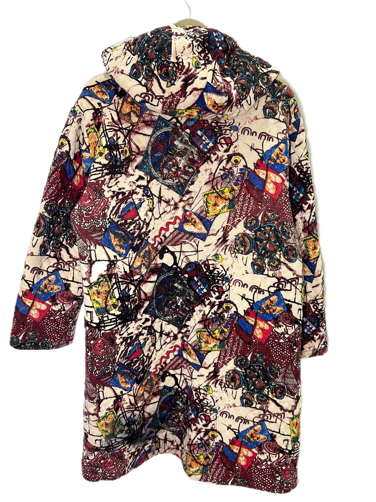 Wearable Art Jacket with Hoodie