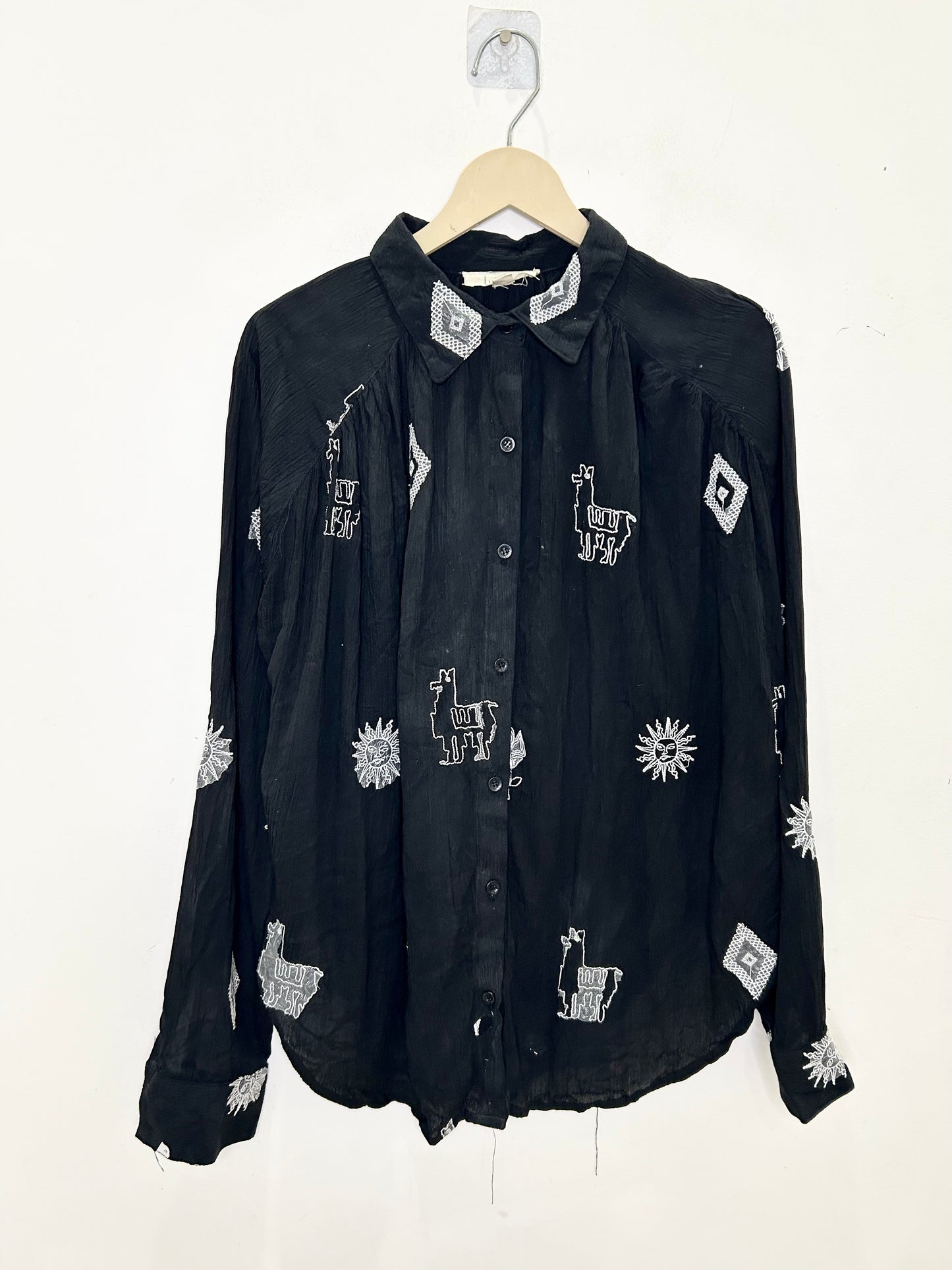 Embroidered Llama Shirt