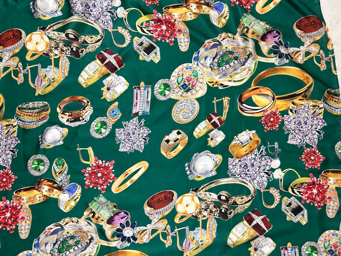 Gems & Stones Scarf 40” x 42”