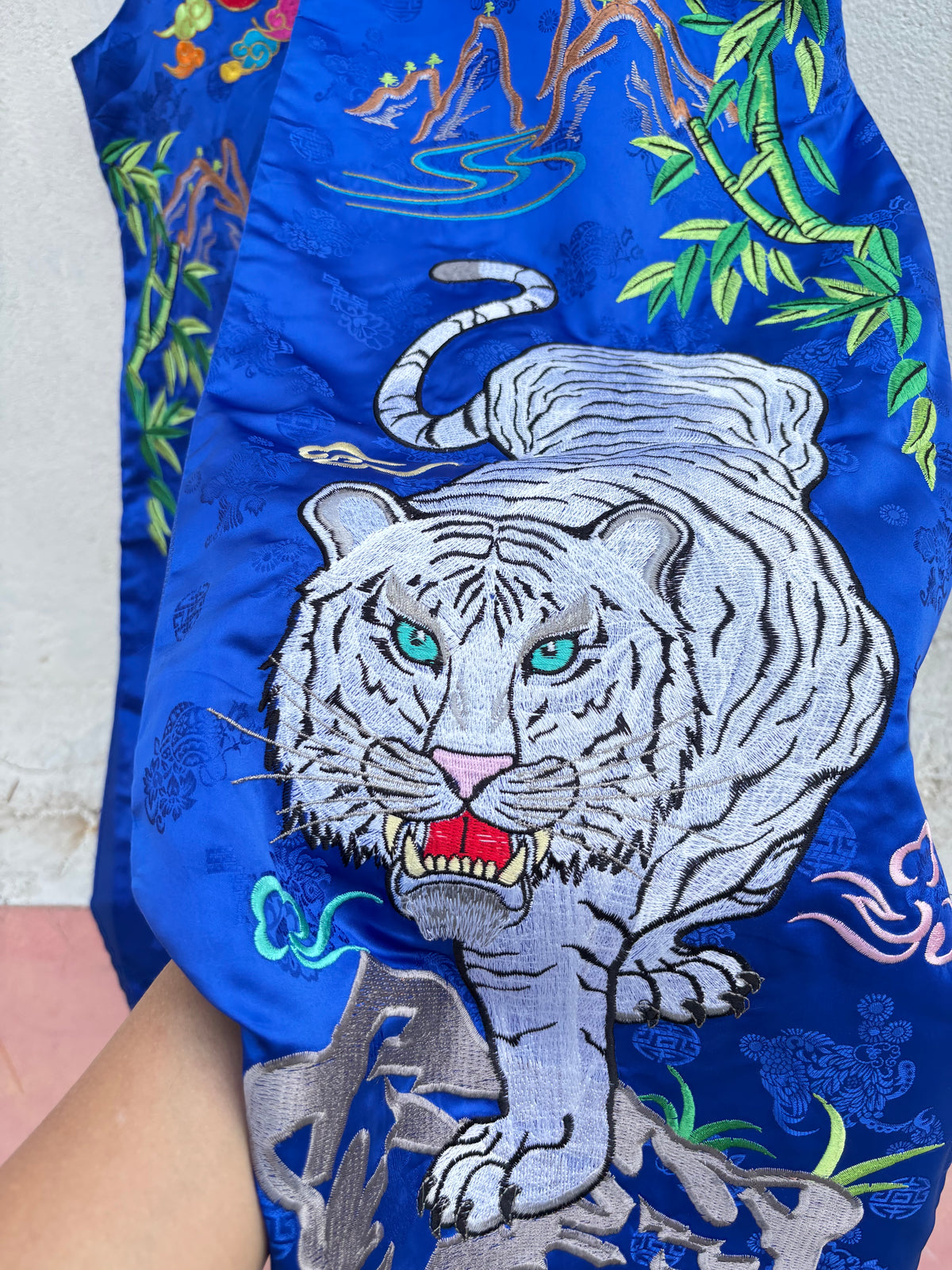 Tiger Cheongsam Jacket: 44”