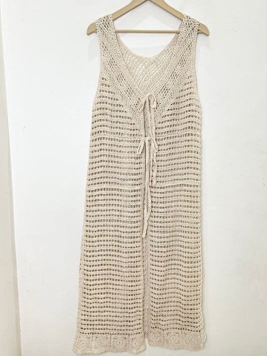 Crochet Beige Shrug