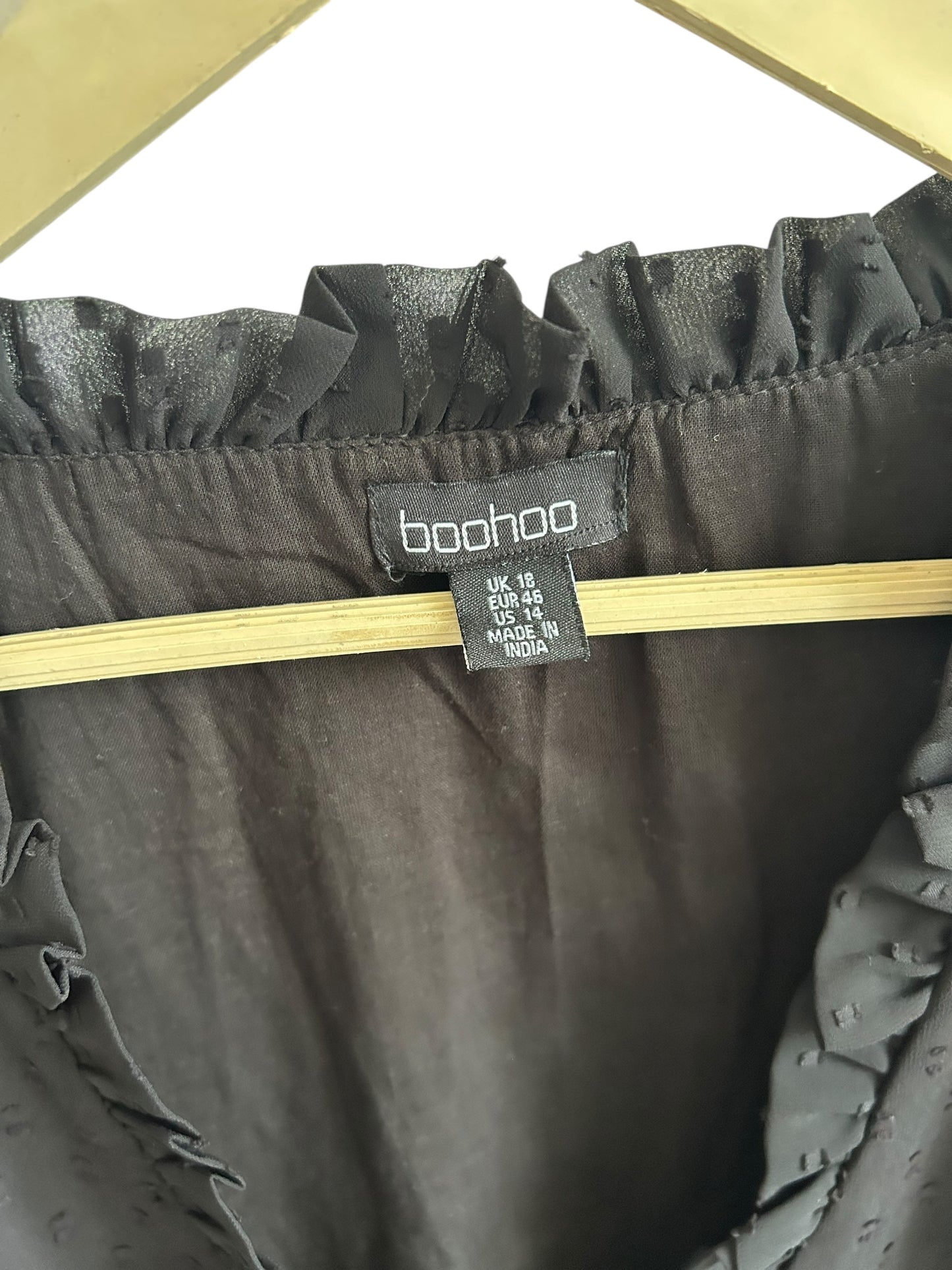 BOOHOO Black Top
