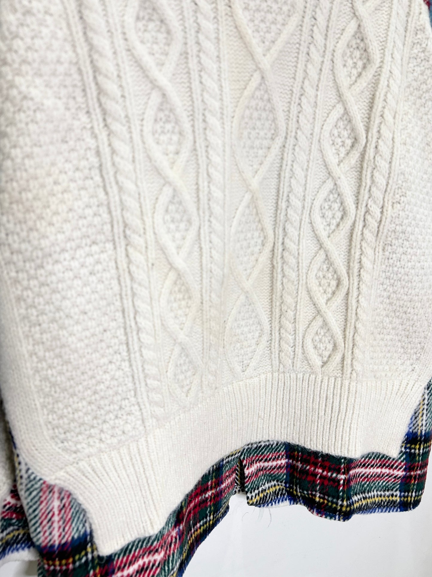 Shirt Checked Sweater
