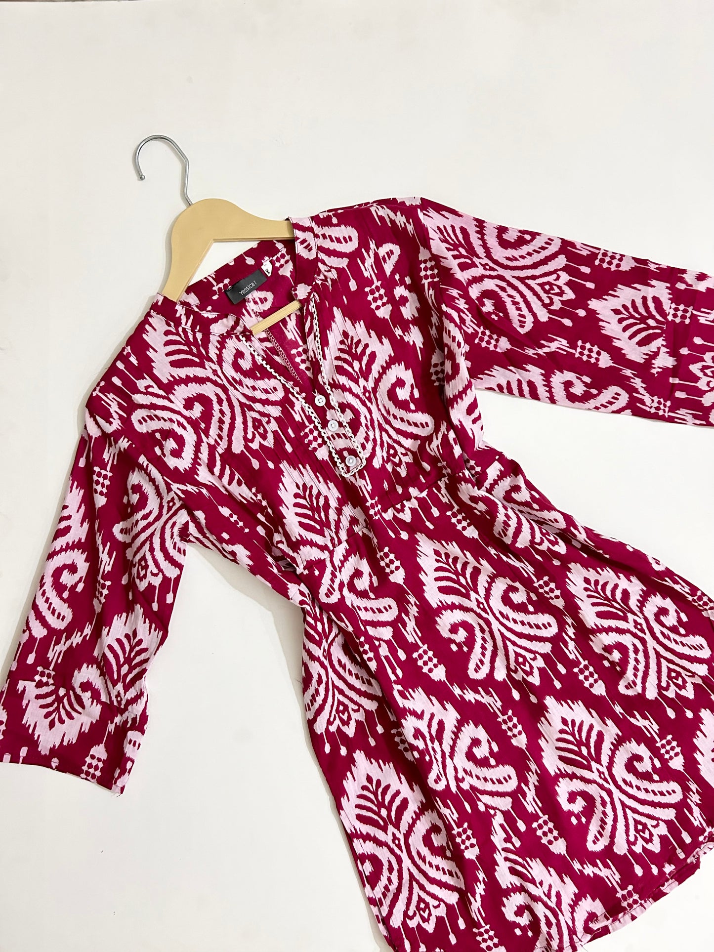 Ethnic Red Kurta Top