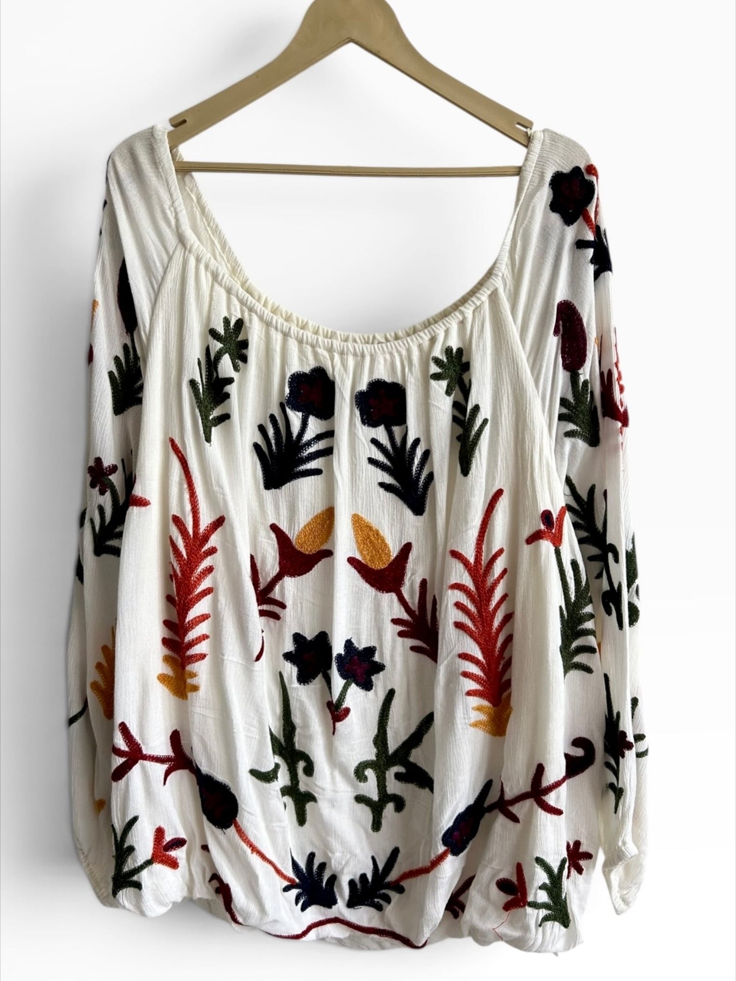 Fully Embroidered Top