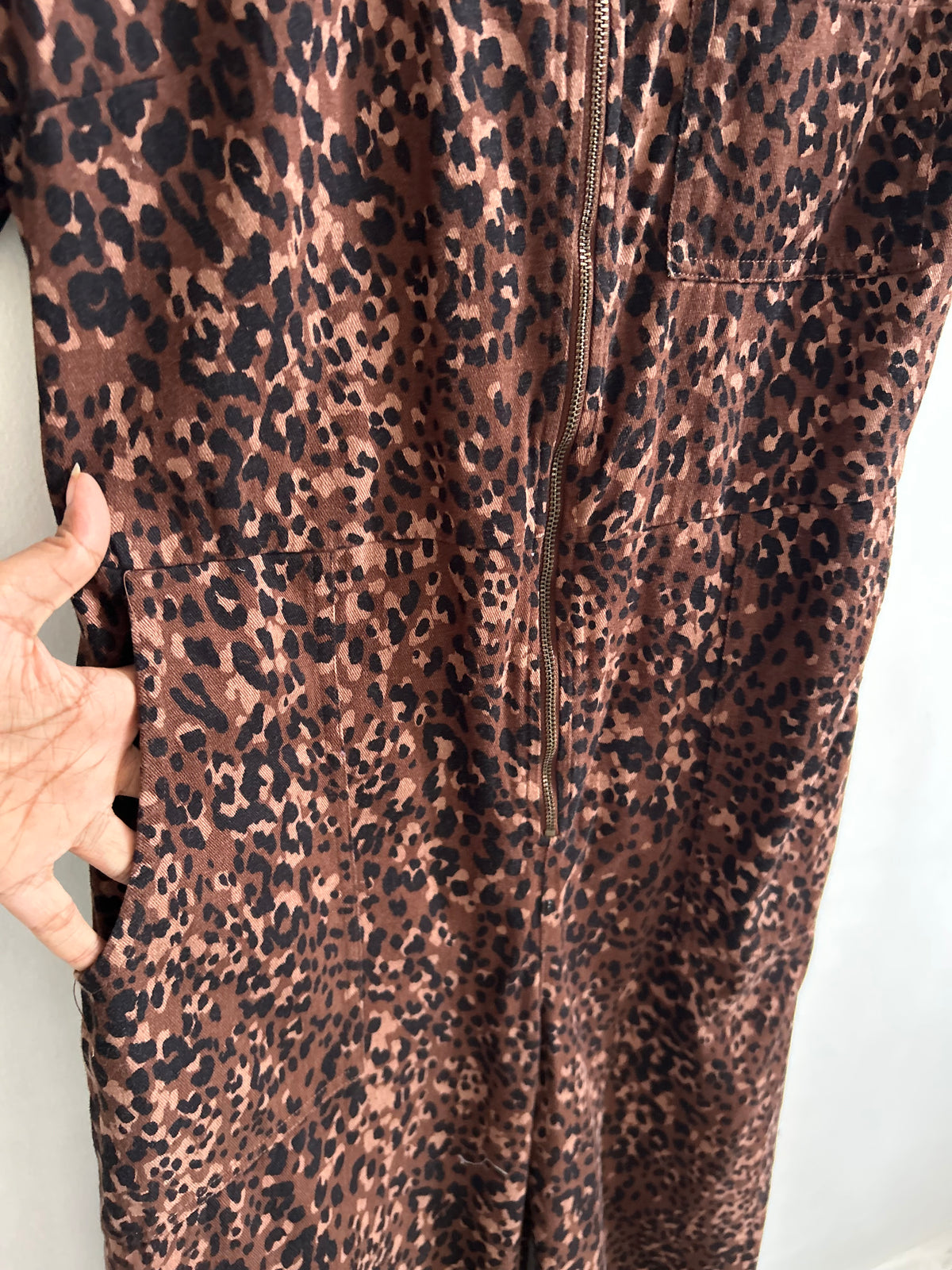 Lucy&Yak Leopard Dungaree: 38”