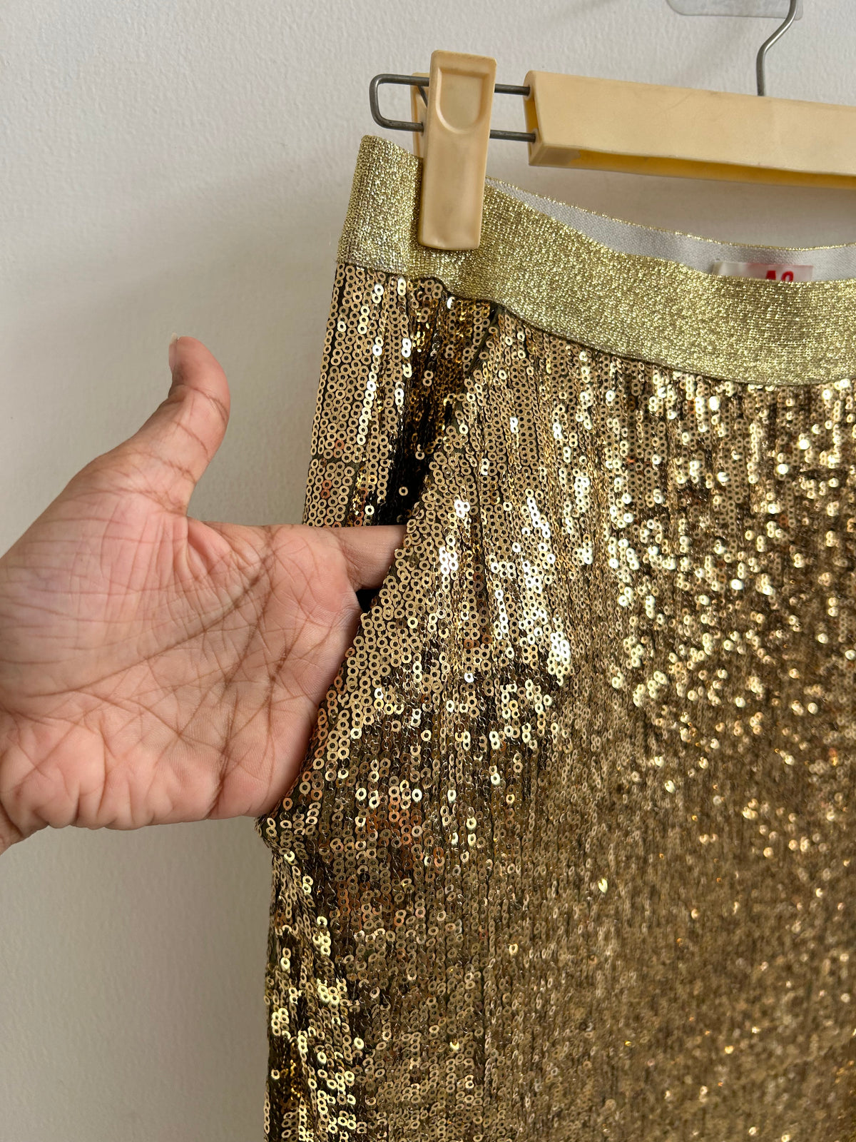 Golden Shimmer Skirt