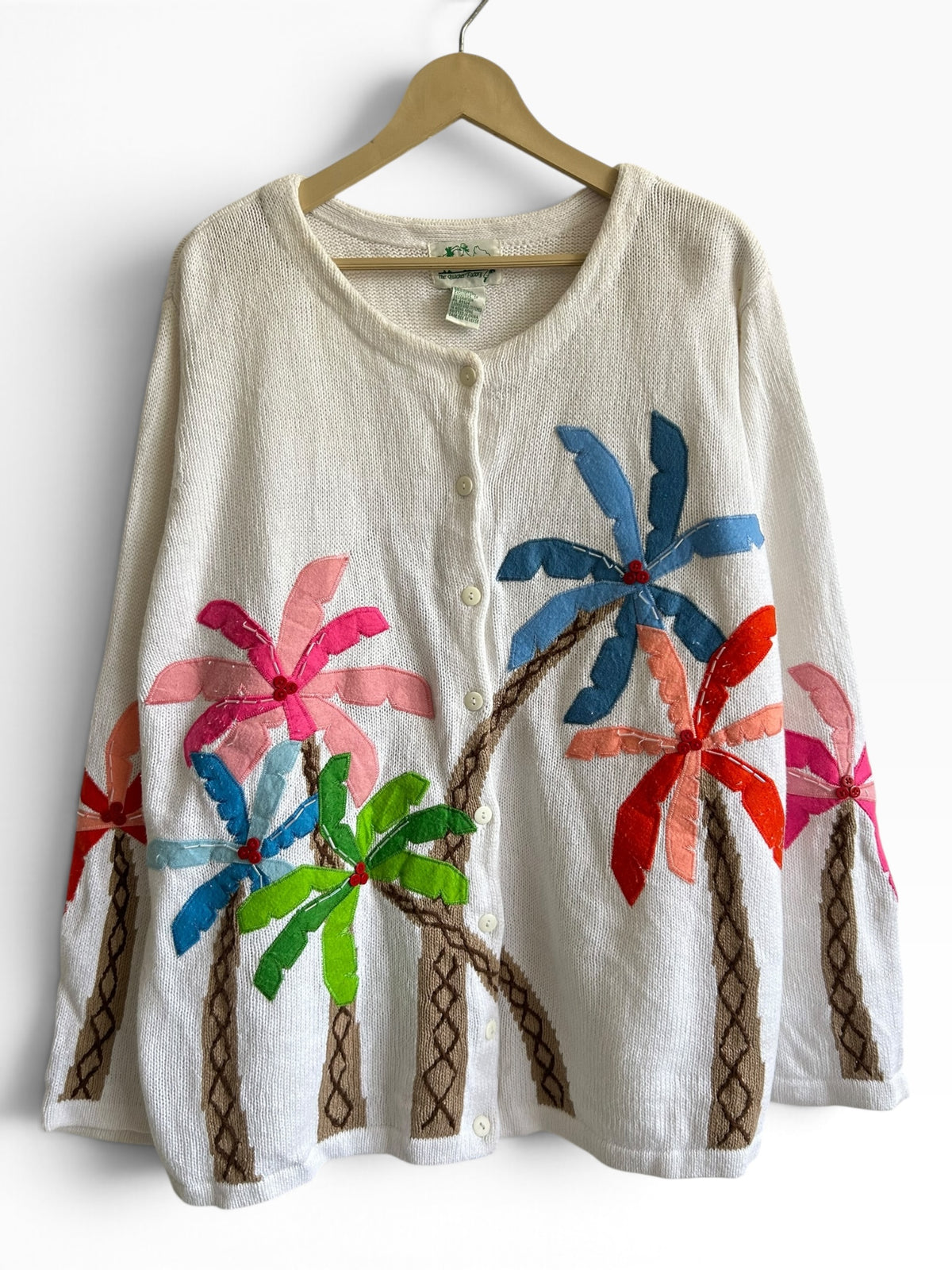 Palm Sequence Sweater