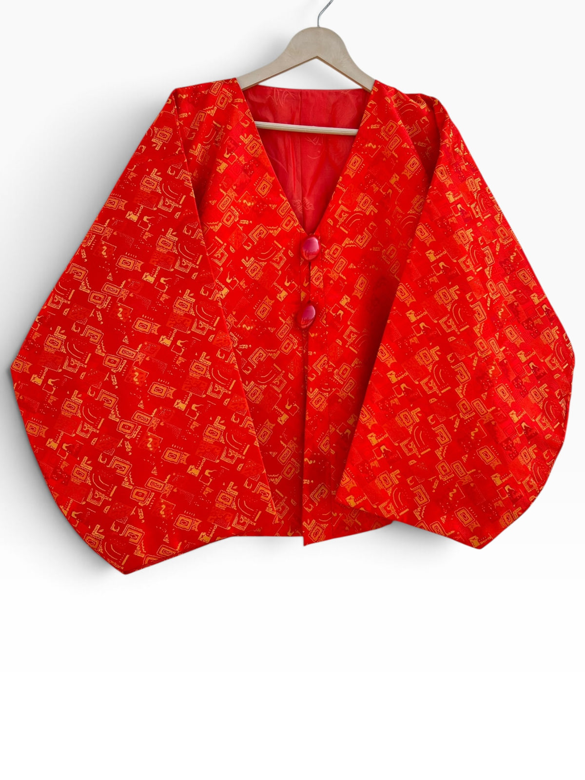 Orange Vintage Jacket: 44”