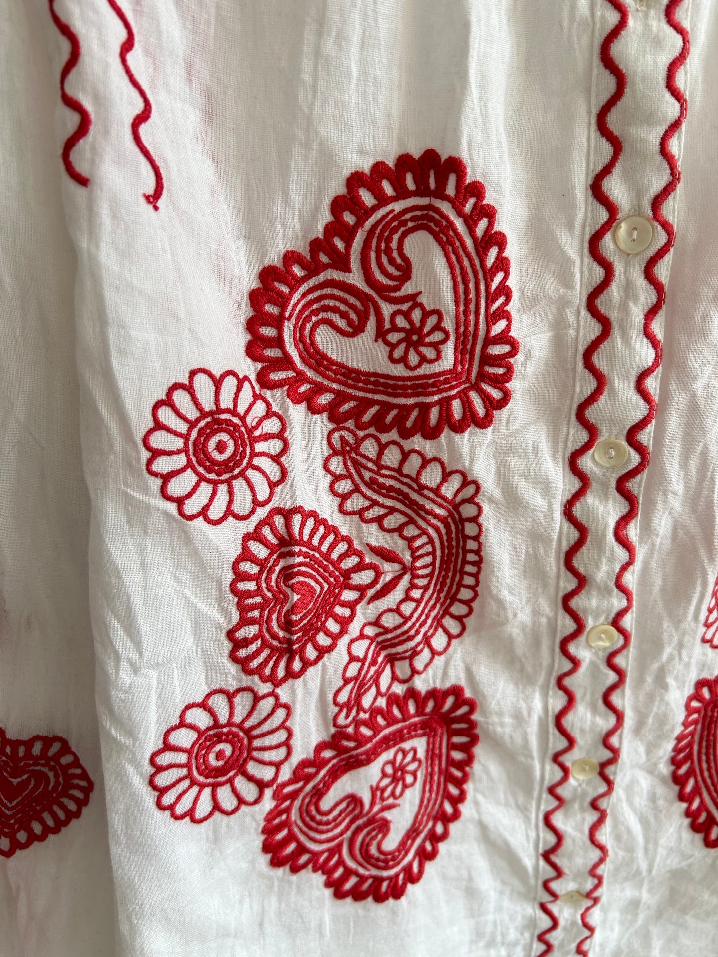 Cotton Embroidered Top