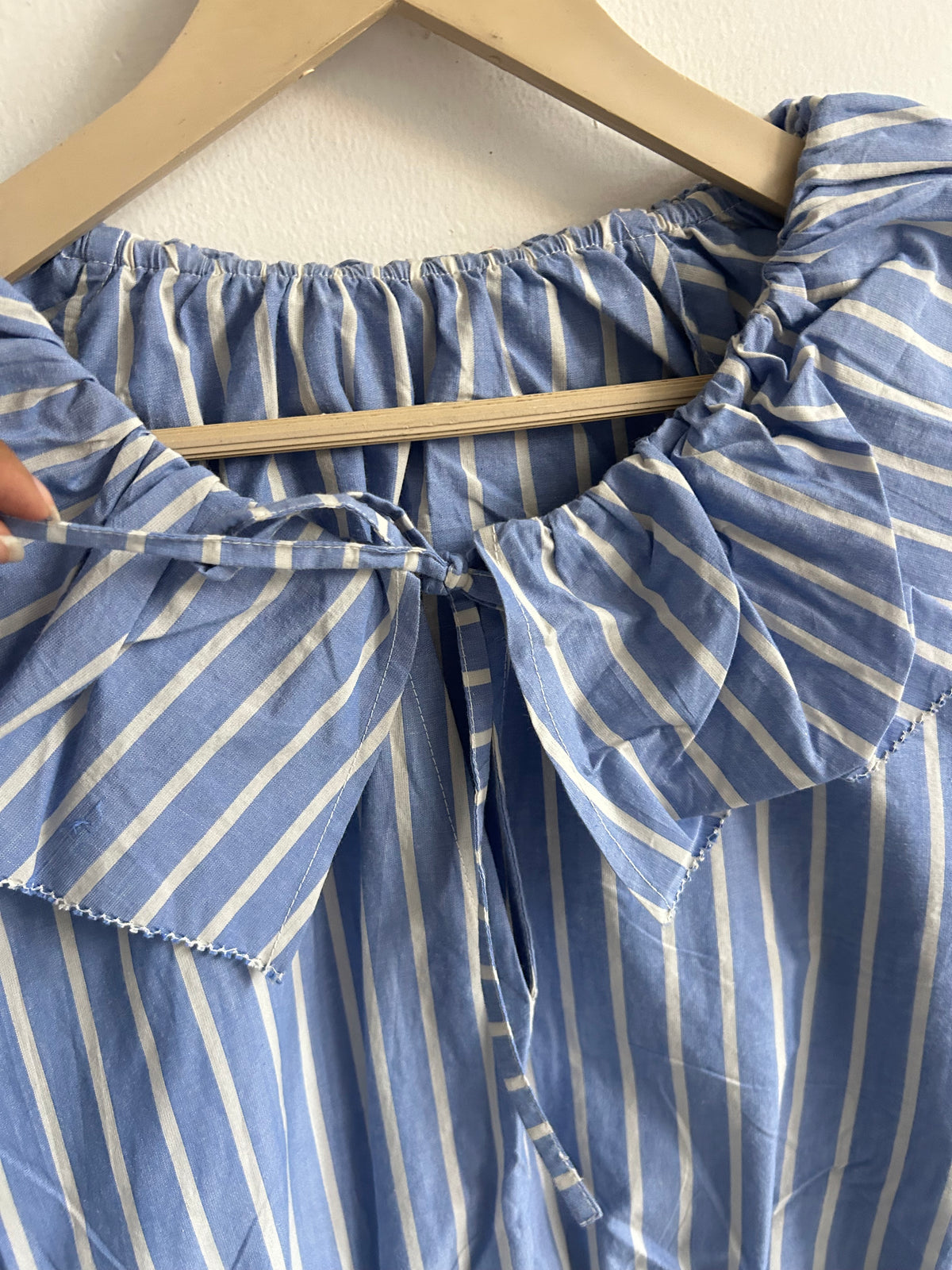 Striped Cotton Top: 38”