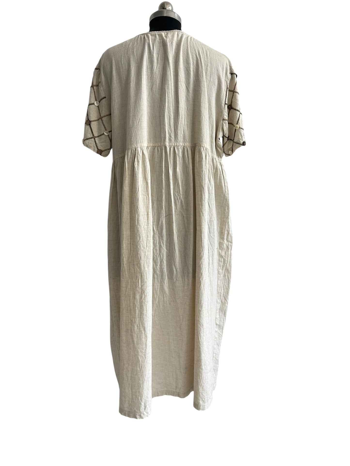 Button Cotton Dress