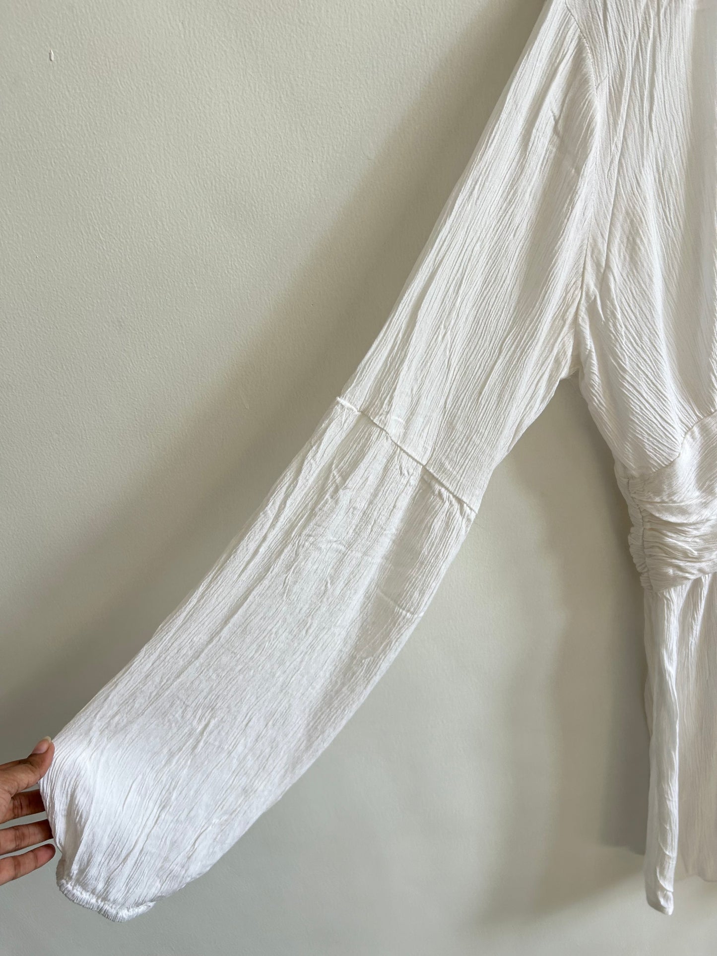 White Flowy Dress