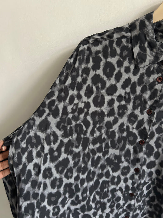 Cheetah Print Shirt: 50”