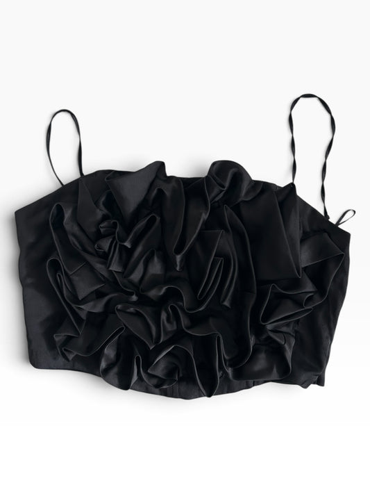 Black Textured ZARA Top: 40”