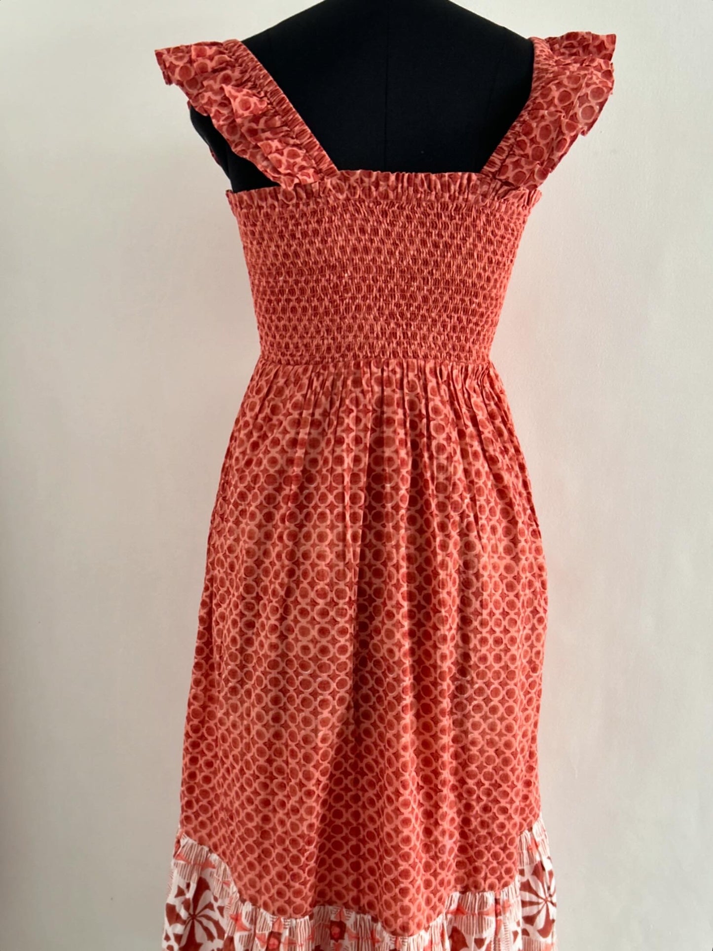 Cotton Olivia Midi Dress
