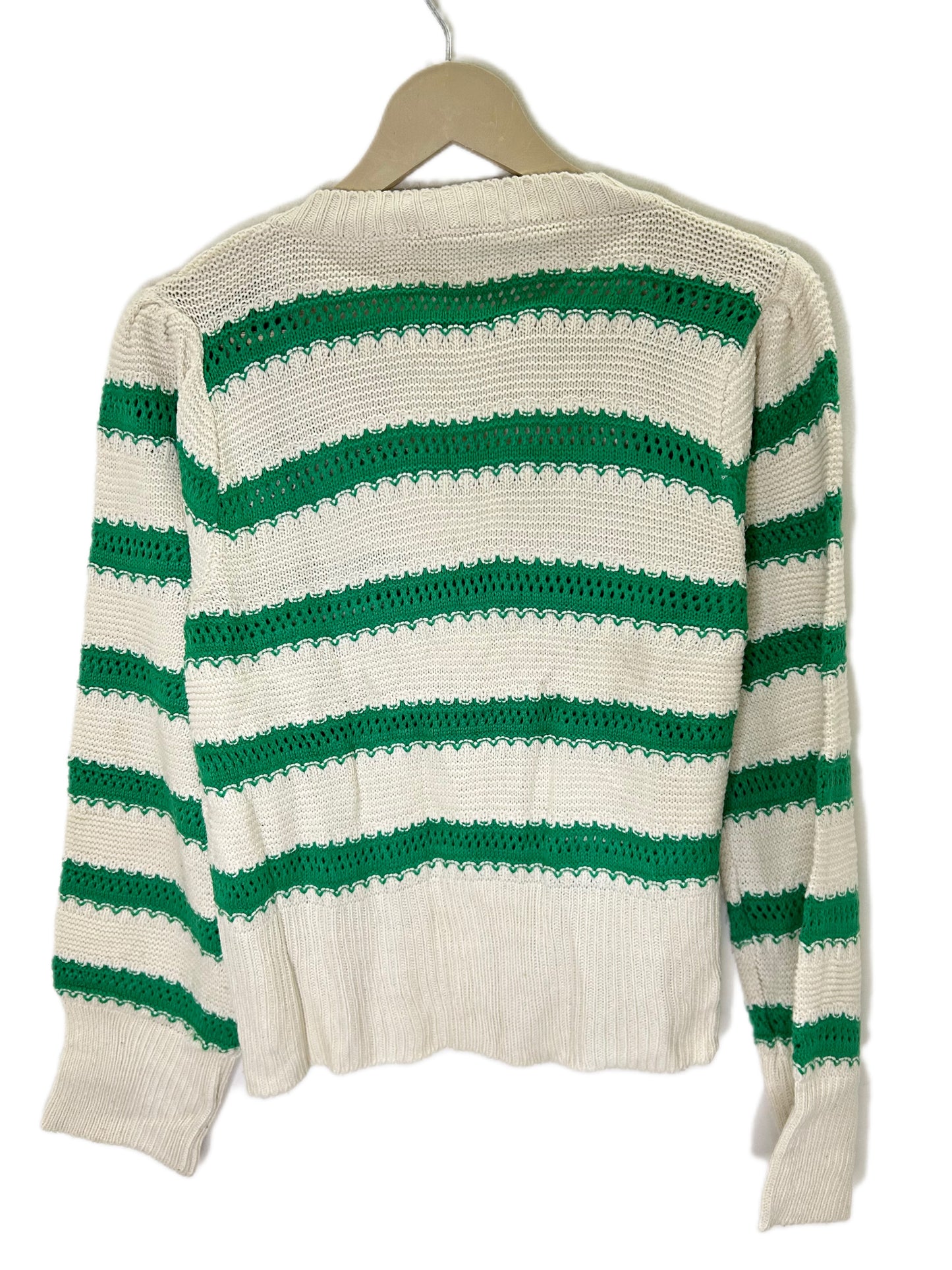 Green Striped Sweater