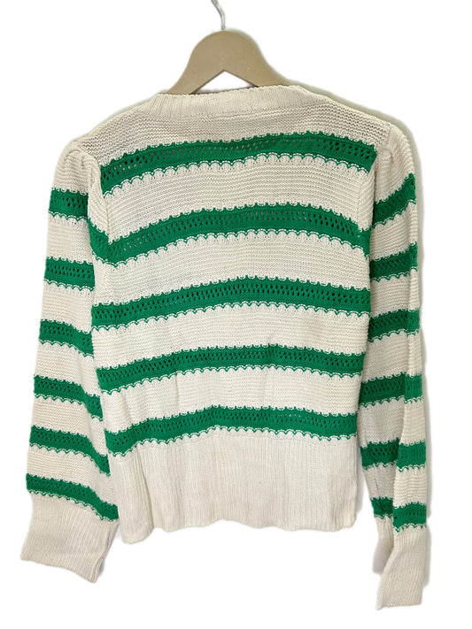 Green Striped Sweater