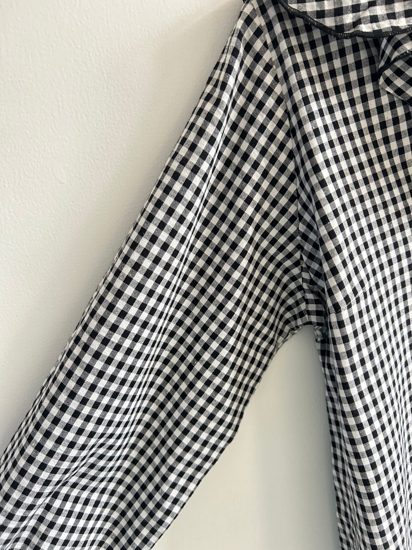 Gingham Ruffle Top