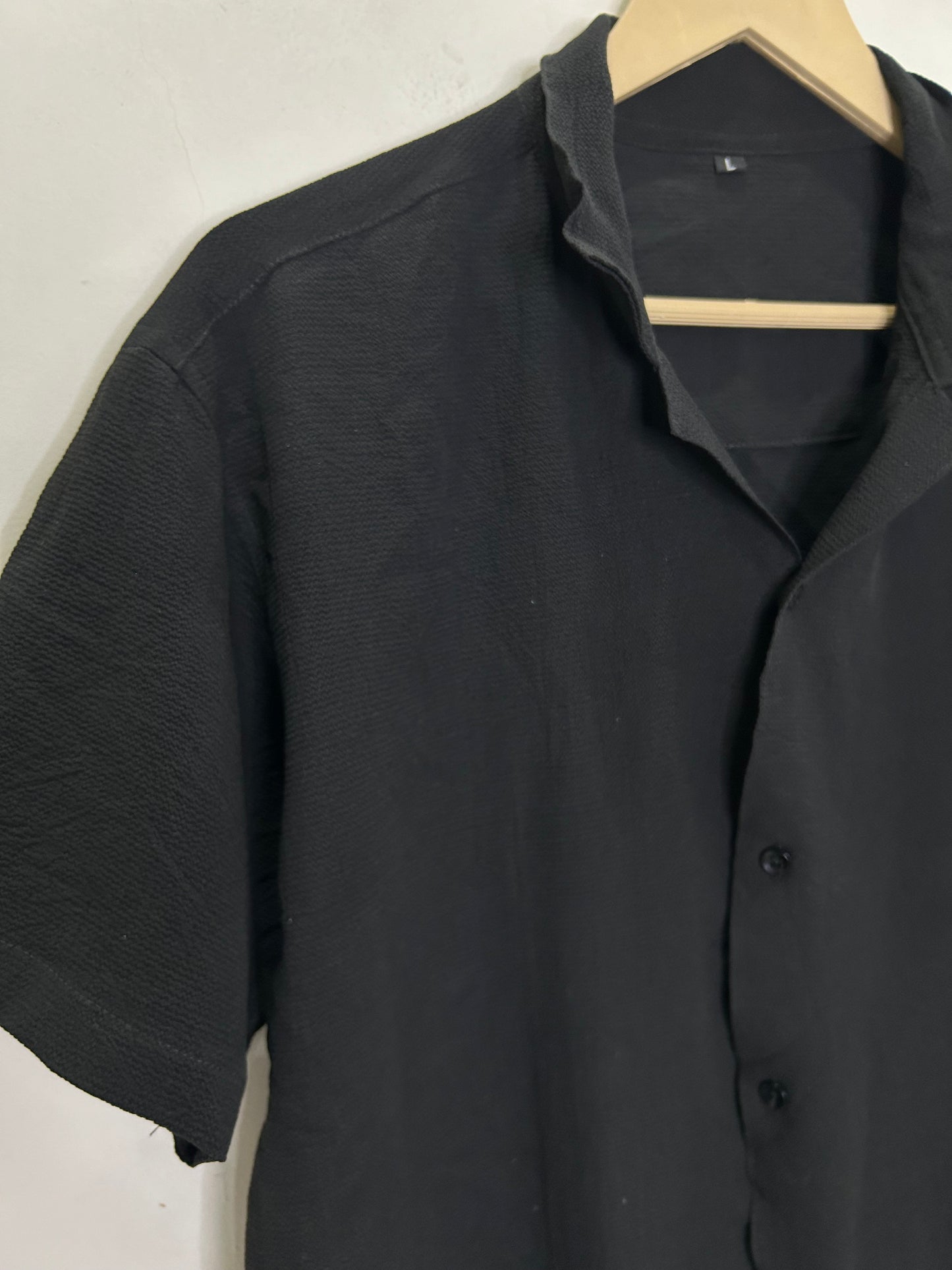 Black Solid Shirt