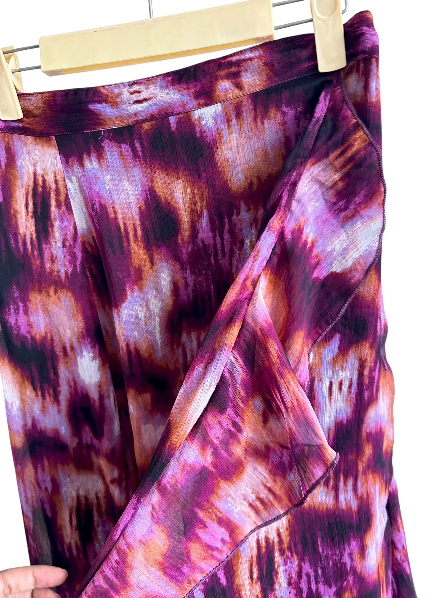 Ikkat Ruffle Skirt