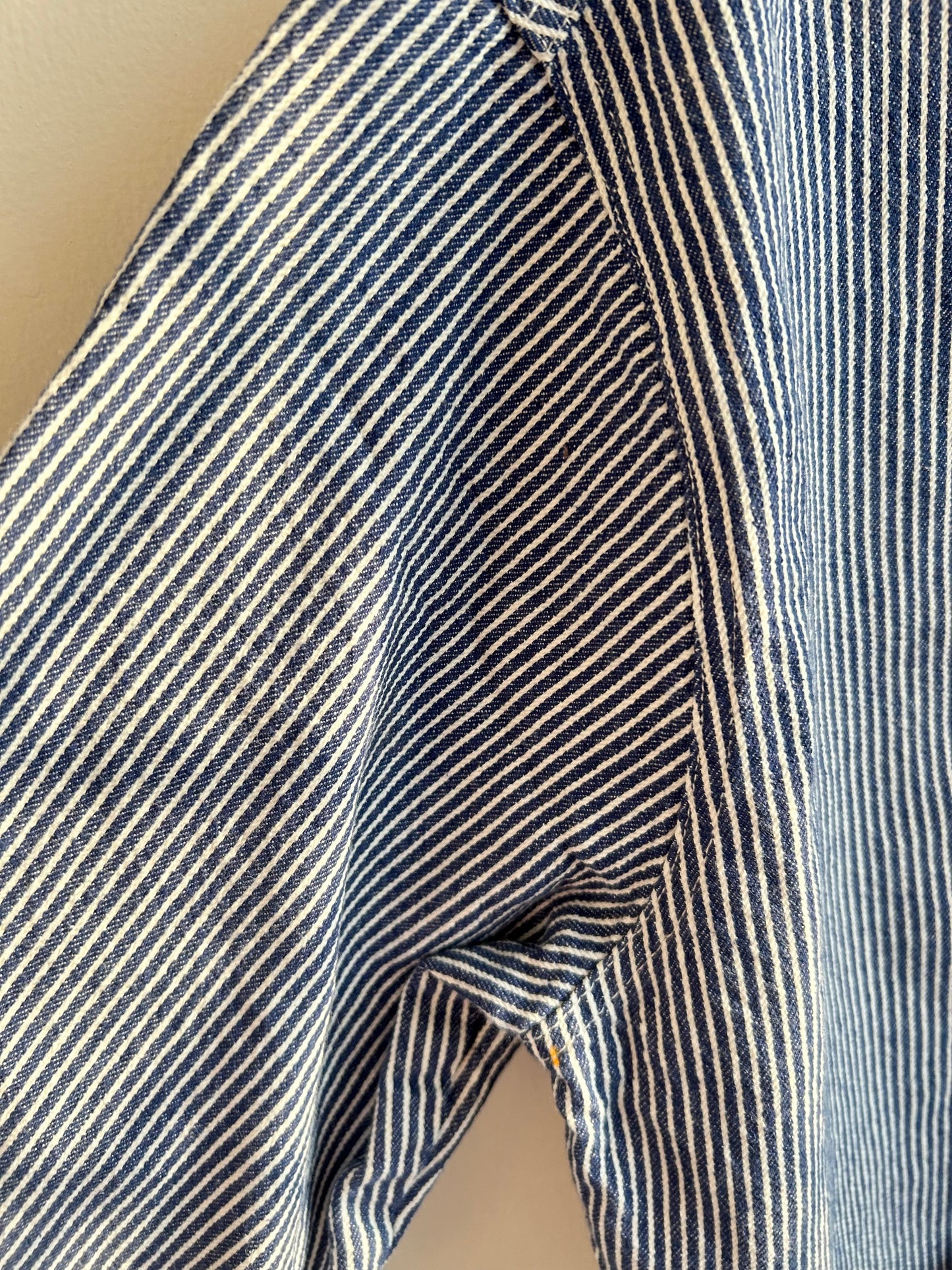 LUCY&YAK Striped Denim Jacket