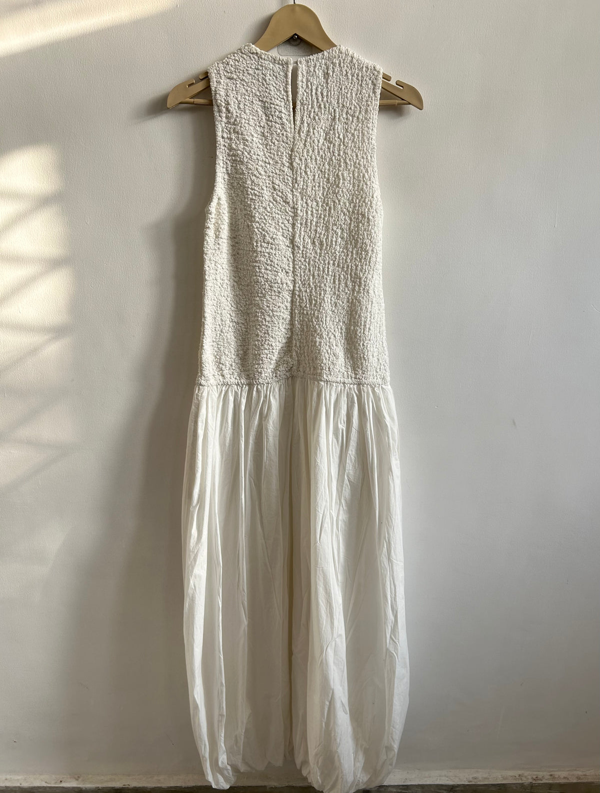 Zara Balloon White Dress