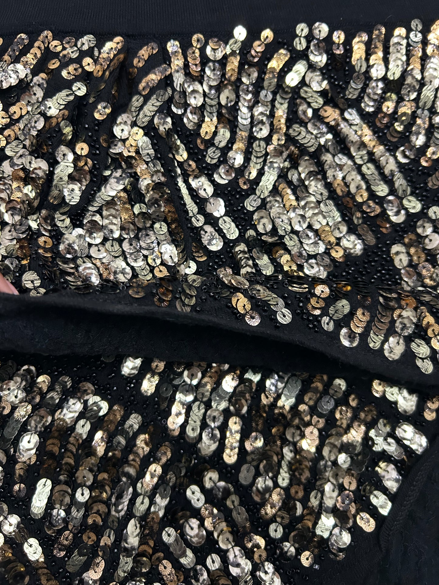 ZARA Sequinned Skirt