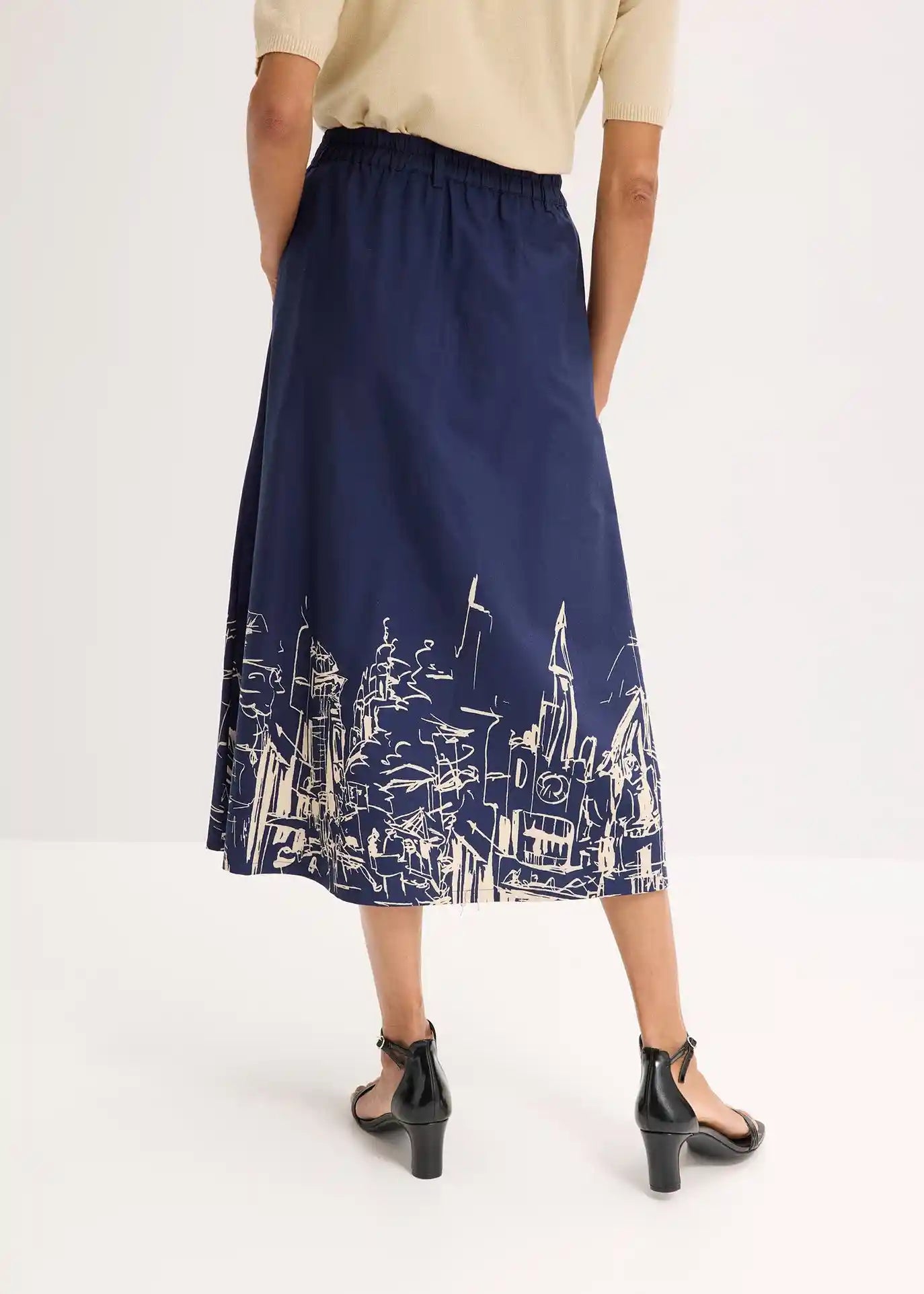 Architectural Cotton Skirt