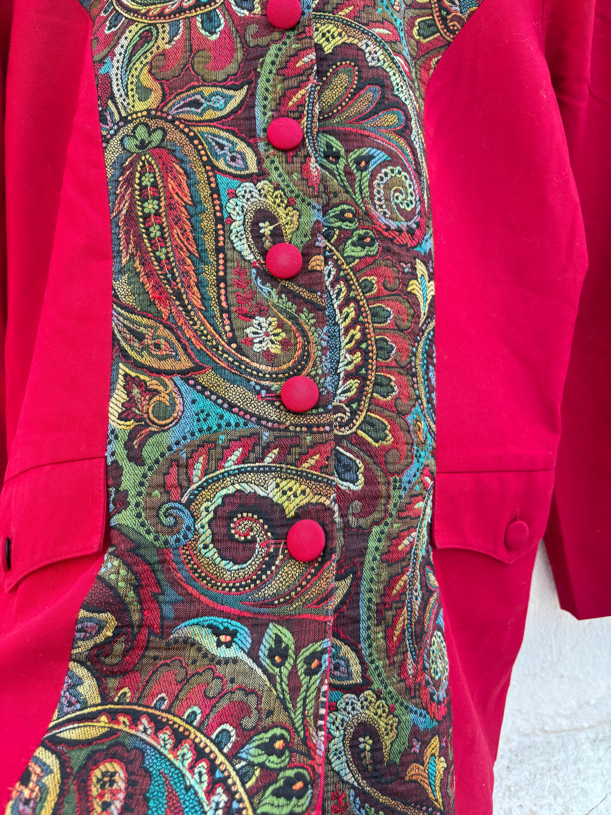 Yessica Paisley Vintage Jacket: 42”