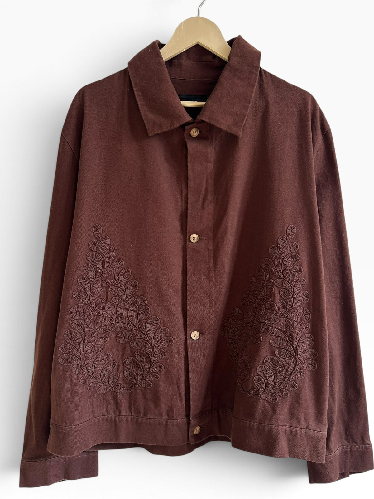 Brown Cotton Jacket: 50”