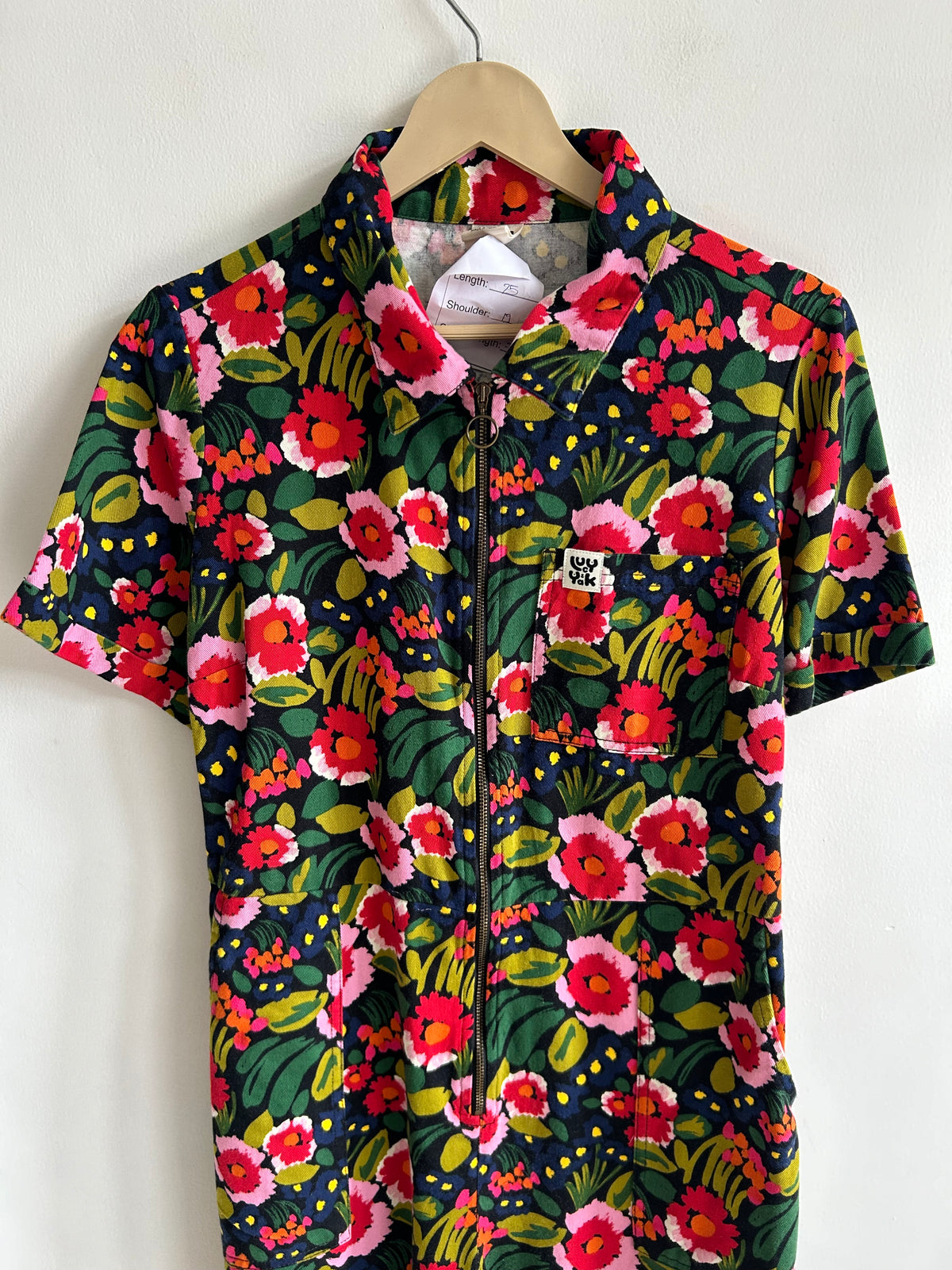 Lucy&Yak Floral Cotton Dungaree