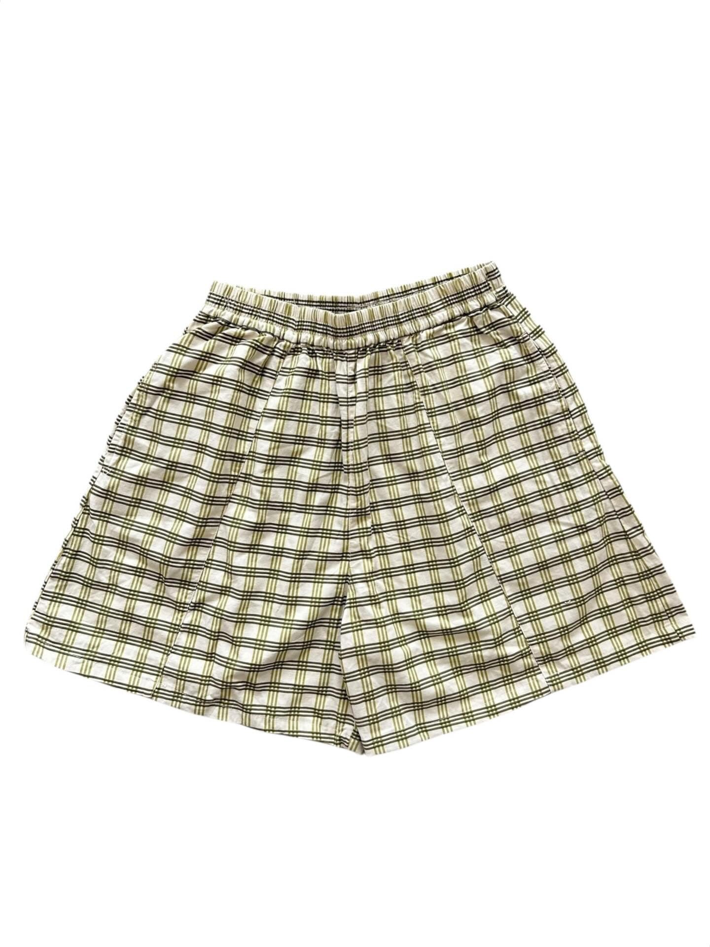 LUCY & YAK Green Stripes Shorts