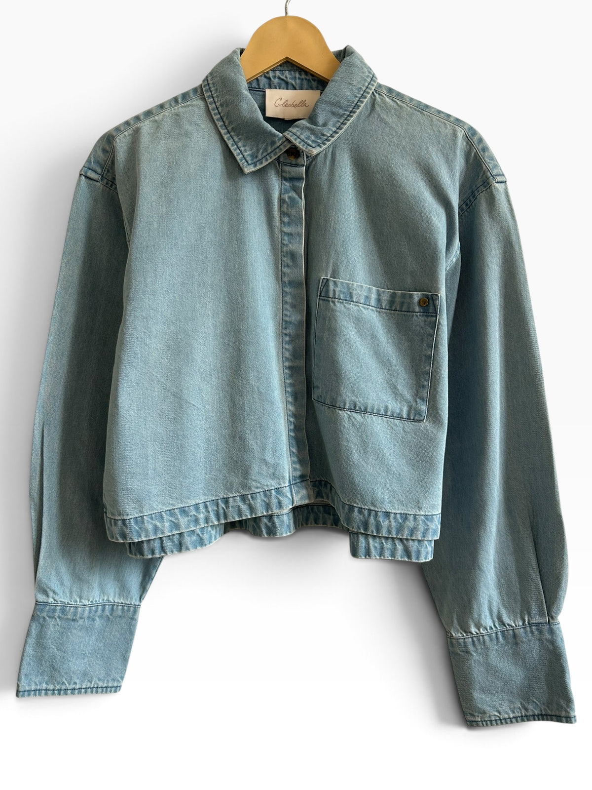 Denim Shirt: 44”