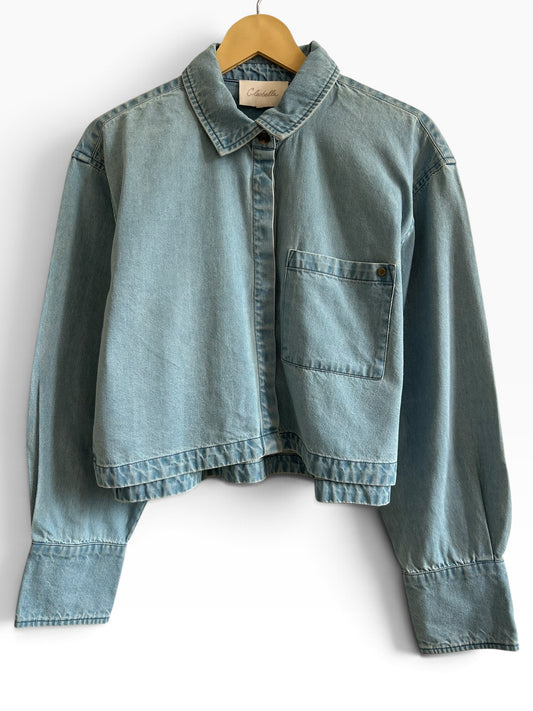 Denim Shirt: 44”
