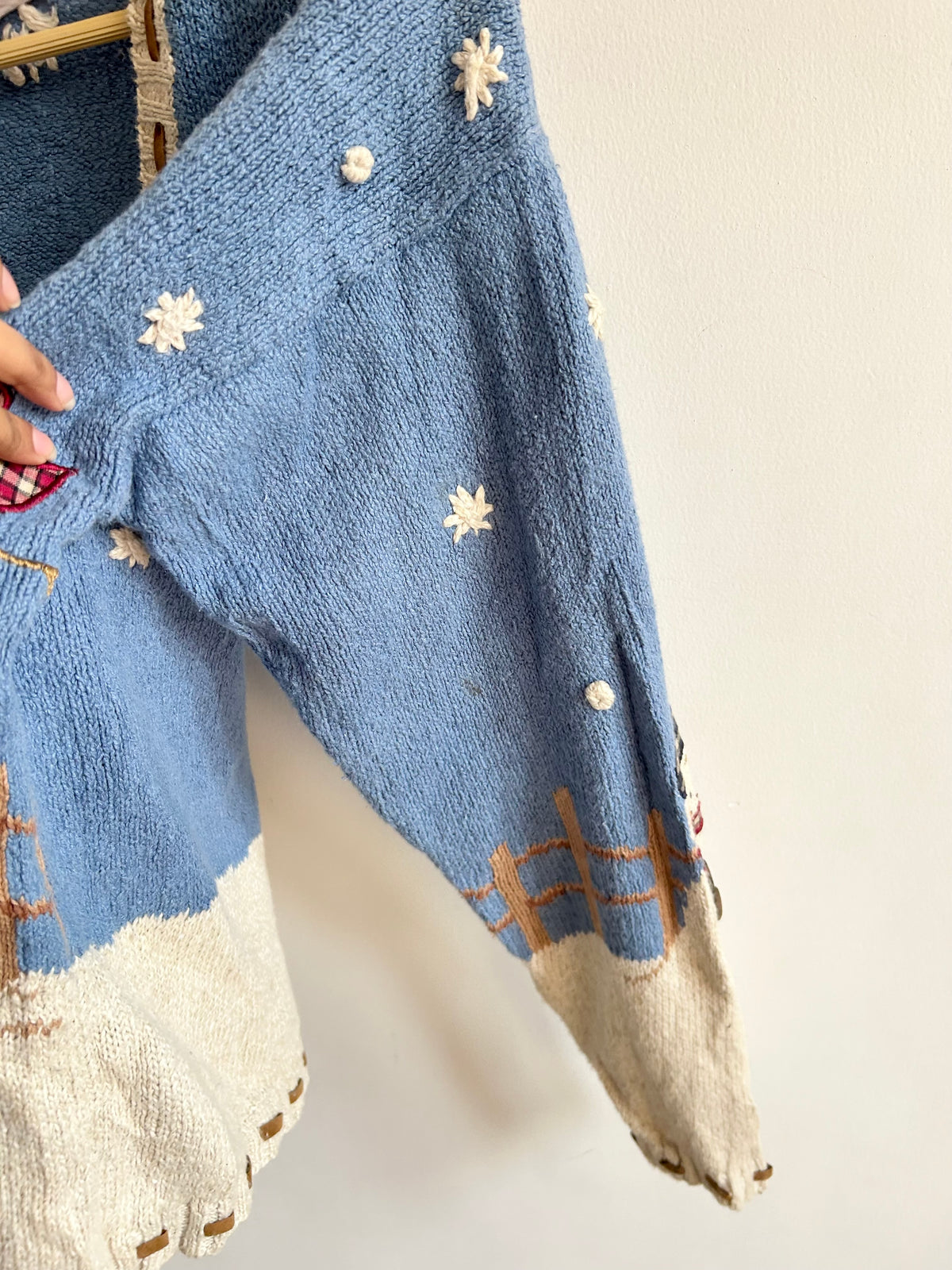 Snowman Knit Cardigan