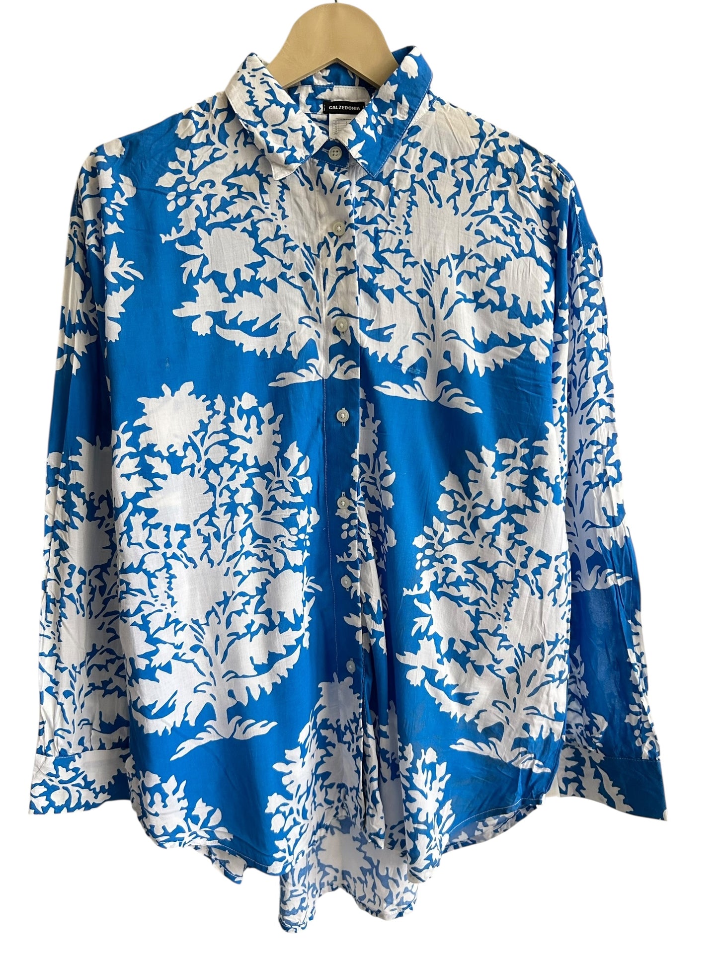 Blue Printed Shirt