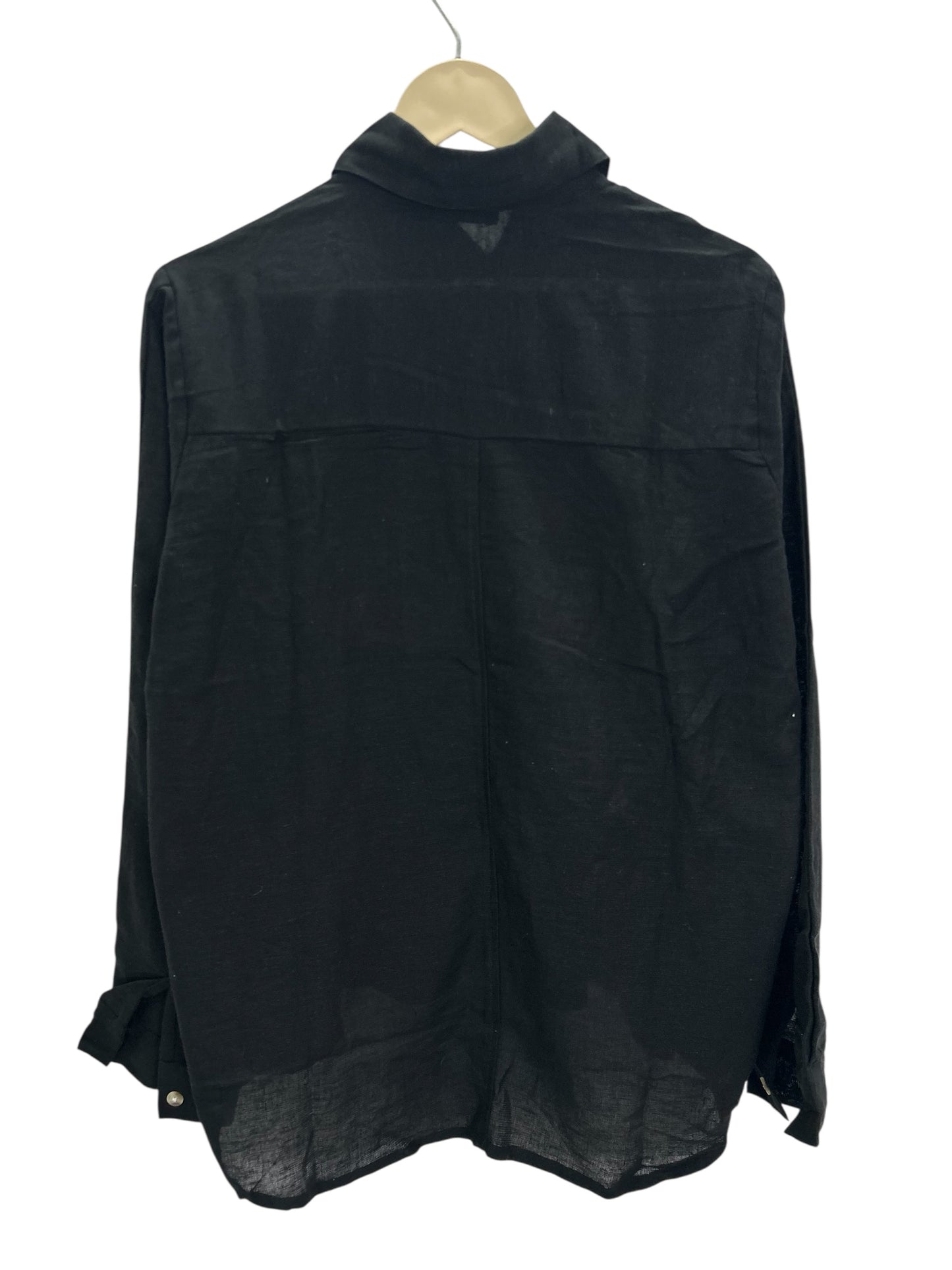 Black Embroidered Shirt