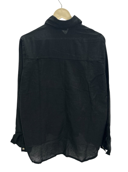 Black Embroidered Shirt