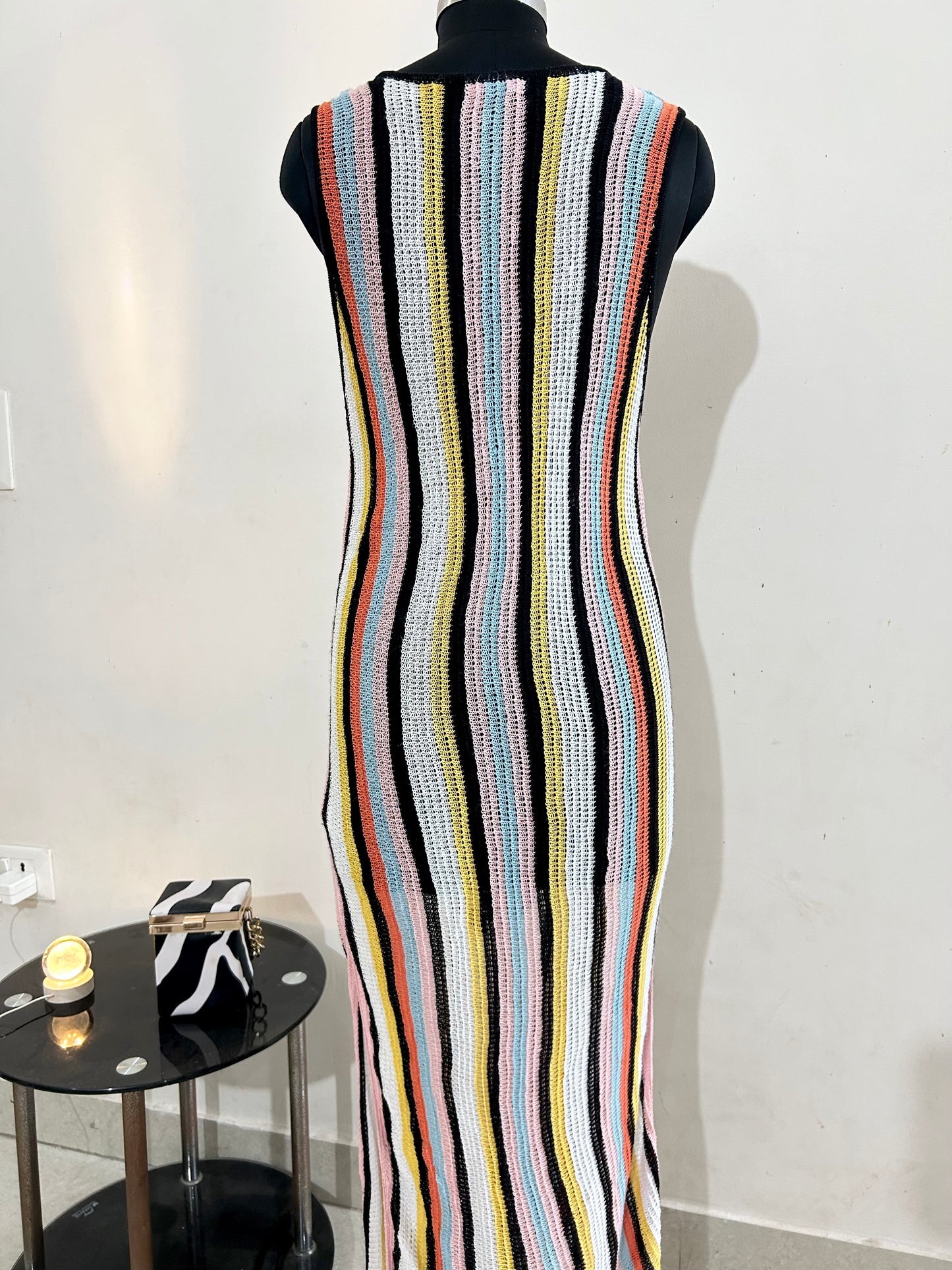 Crochet Dress: Bust- 34” TO 46”