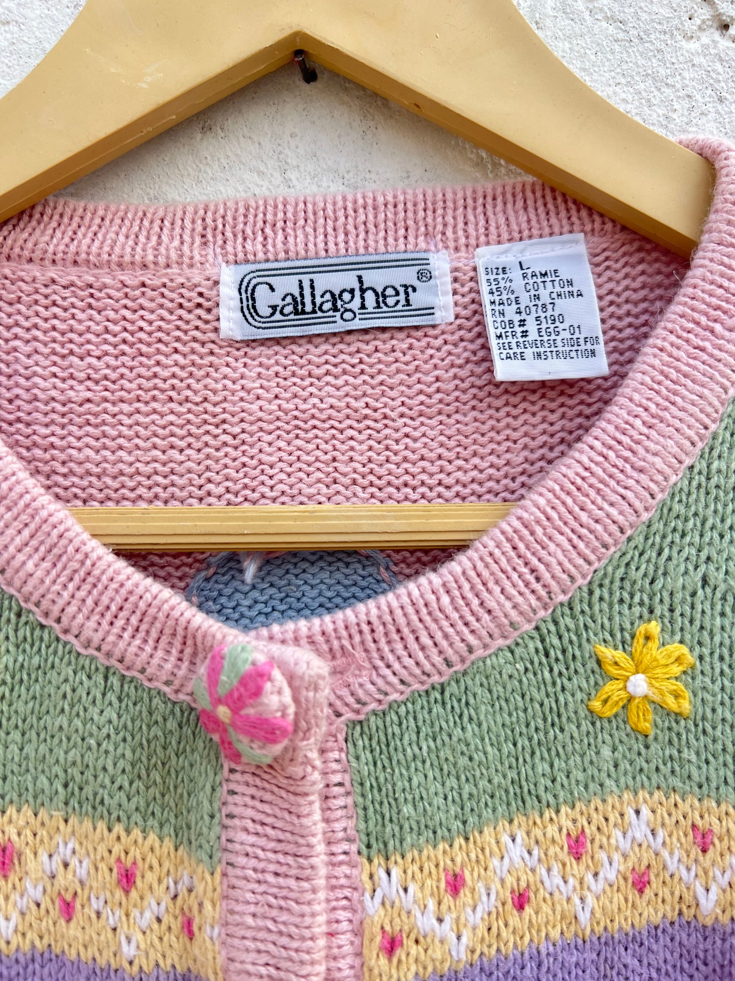 Gallagher Pastel Floral Sweater