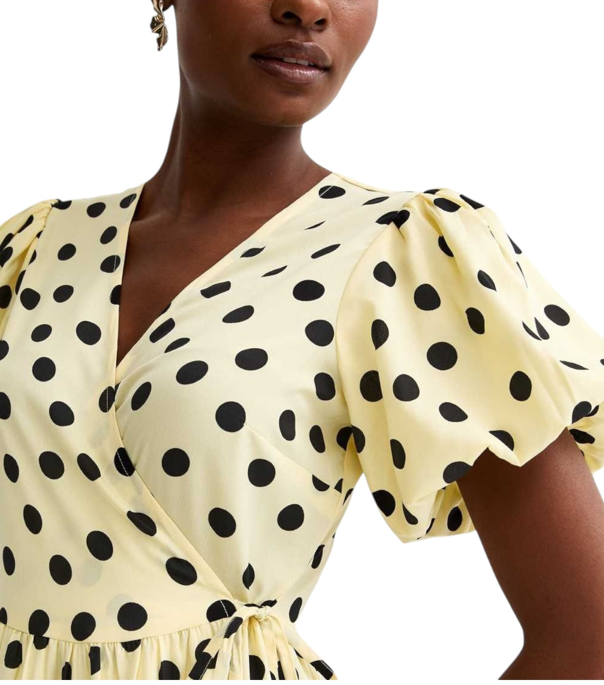 NEW LOOK Polka Wrap Dress