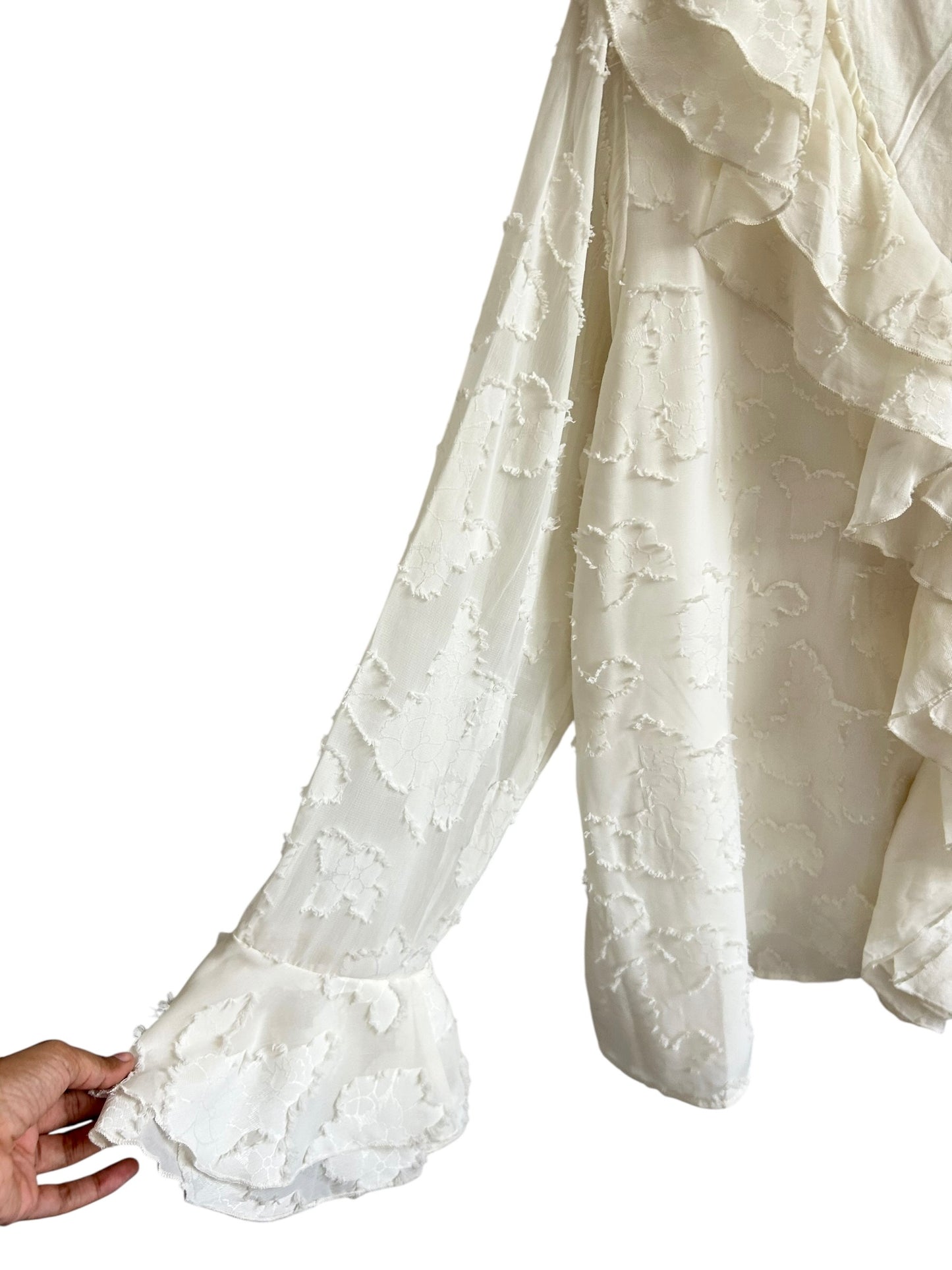 BOOHOO Ruffle Top