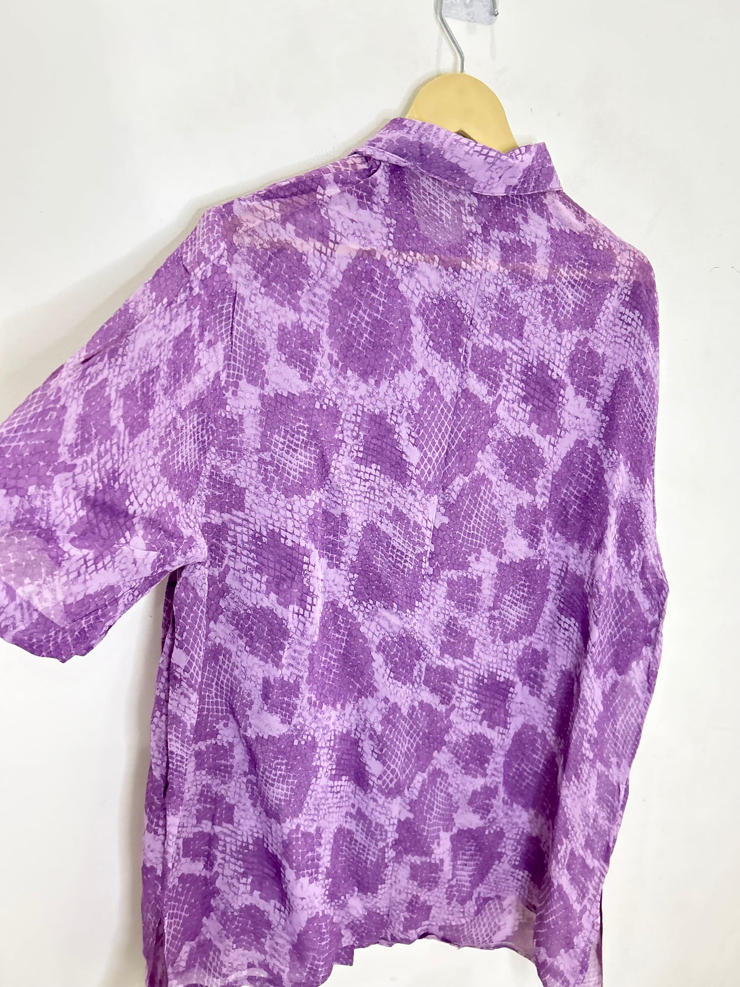 Purple Snake print Shirt